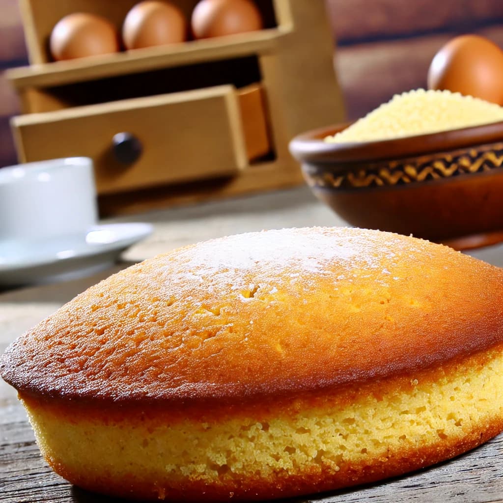 Fatia de Bolo de Fubá